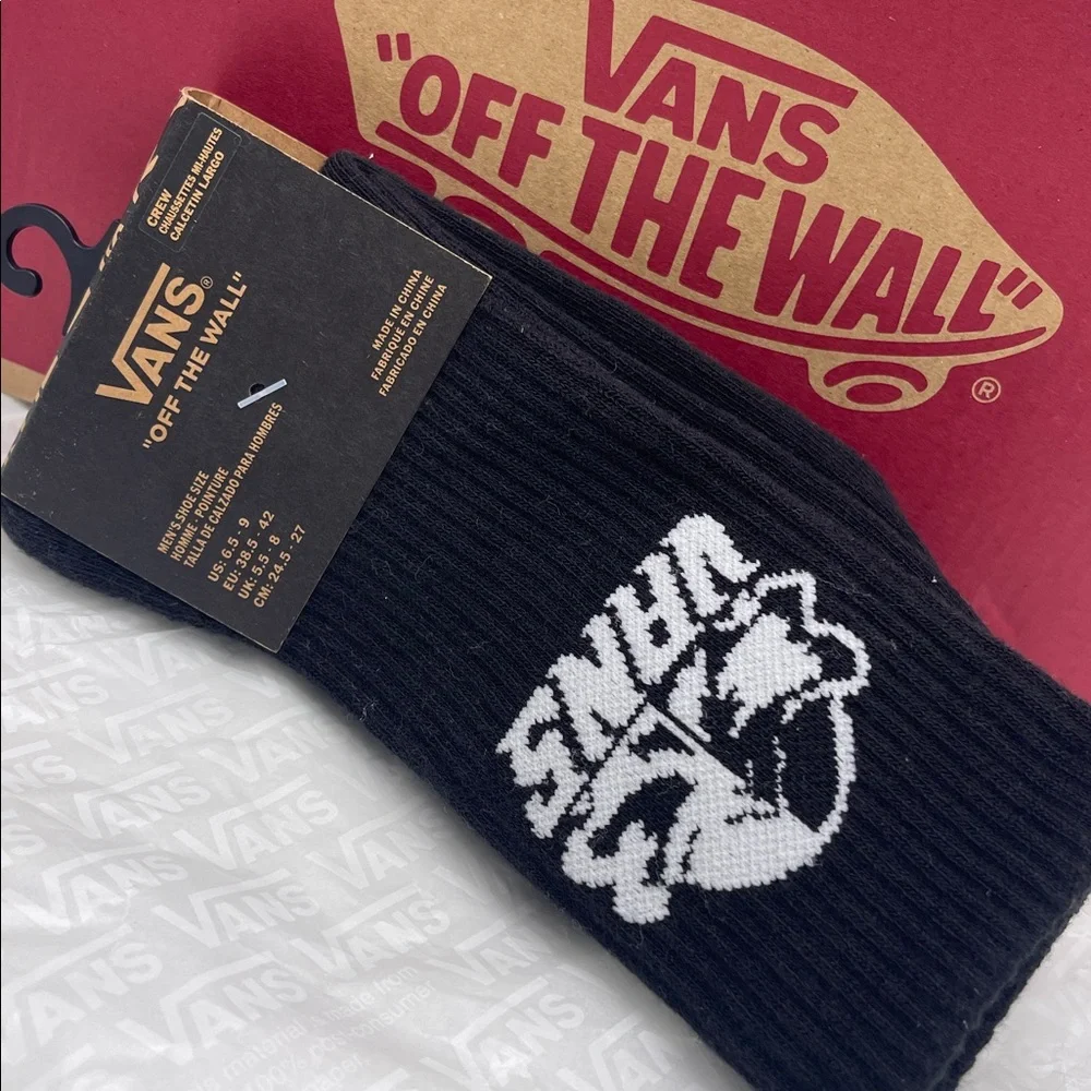 Vans Major Type Crew Socks (1 pair)  Style VN000NCFBLK
